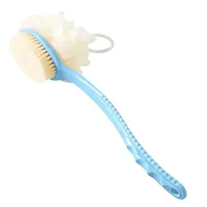 Bathing Brush – Long Handle Shower Back Scrubber – Double-Sided Brush, Soft & Firm Bristles, Deep Skin Exfoliation, Bath Ball for Foam, Perfect for Hard-to-Reach Body Areas - Image 2