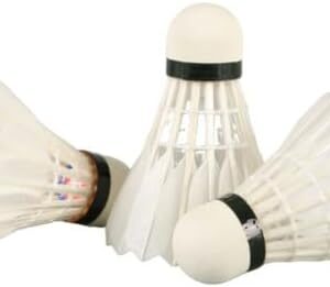 Shuttlecocks Goose Feather Badminton – High Speed Feather Birdie Balls – Durable Build, Consistent Flight, Perfect for Pro Training & Matches, Indoor Outdoor Game Ready