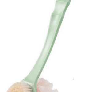 Bathing Brush – Long Handle Shower Back Scrubber – Double-Sided Brush, Soft & Firm Bristles, Deep Skin Exfoliation, Bath Ball for Foam, Perfect for Hard-to-Reach Body Areas