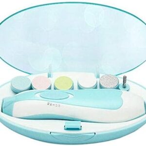 Electric Baby Nail File – Infant Nail Care Kit with LED Light – Safe Toenail & Fingernail Trimmer for Newborns & Toddlers – Gentle, Quiet, Battery-Operated Grooming for Babies