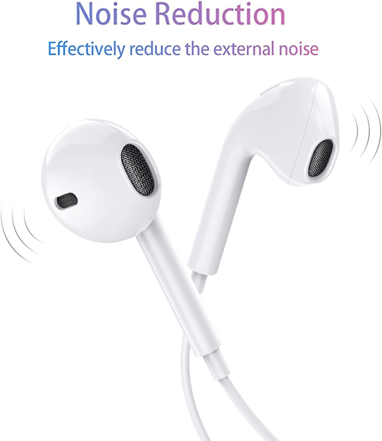 USB C Earphones – Type C Wired Headphones – HiFi Stereo Sound, Built-in Mic, Volume Control, Comfortable In-Ear Fit, Noise-Isolating Design, Perfect for Work, Travel, Gaming, and Daily Use - Image 4