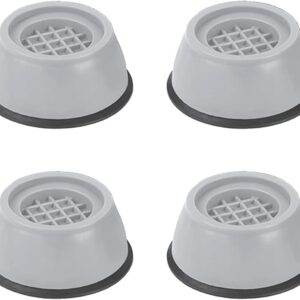 Washer Dryer Anti Vibration Pads – Shock Absorber Suction Cup Feet – Noise Reduction, Anti-Walk Stability, Heavy Load Support, Floor Protection, Perfect for Washers, Dryers, Fridge
