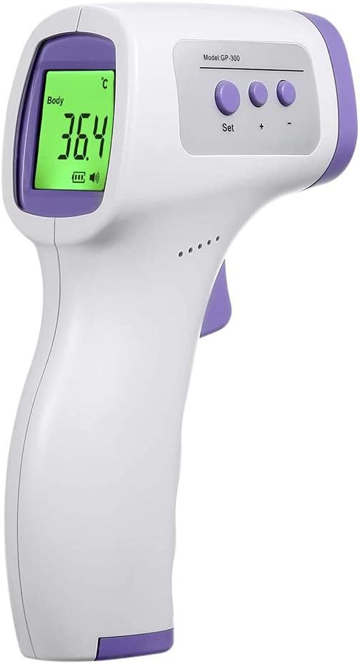 Non-Contact Infrared Thermometer – Touch-Free Digital Forehead Reader for Adults and Kids – Instant Accuracy – Battery Powered LCD Health Tool