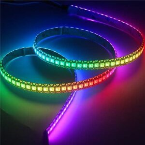 LED Strip Lights – Waterproof Color Changing WS2812 RGB Light Bar, 5V Low-Voltage, Self-Adhesive, Energy-Saving, Flowing Running Horse Effects for Cabinet, Bedroom, Home Décor