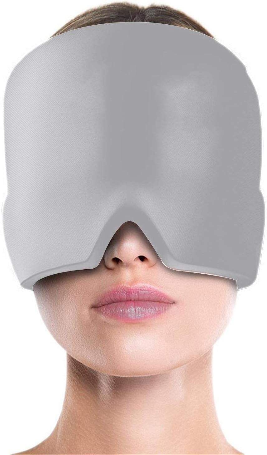 Headache Relief Hat – Migraine Ice Cap – Cold Compress Therapy, Reusable Ice Pack for Head, Soft Gel Design, Tension & Sinus Pain Solution, Ideal for Stress & Fever Relief - Image 2