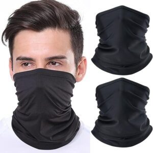 Neck Gaiter Face Mask – UV Protection Scarf – Breathable Fabric, Cooling Comfort, Sweat-Wicking for Summer Heat, Reusable Face Cover for Cycling, Hiking, Running, Fishing