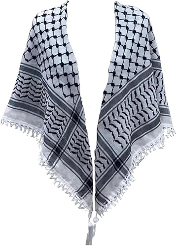 Shemagh Scarf – Tactical Desert Headwrap – Breathable Cotton Fabric, Sun & Dust Protection, Lightweight for Outdoor Hiking, Ideal for Men’s Military, Safari, or Daily Wear - Image 4