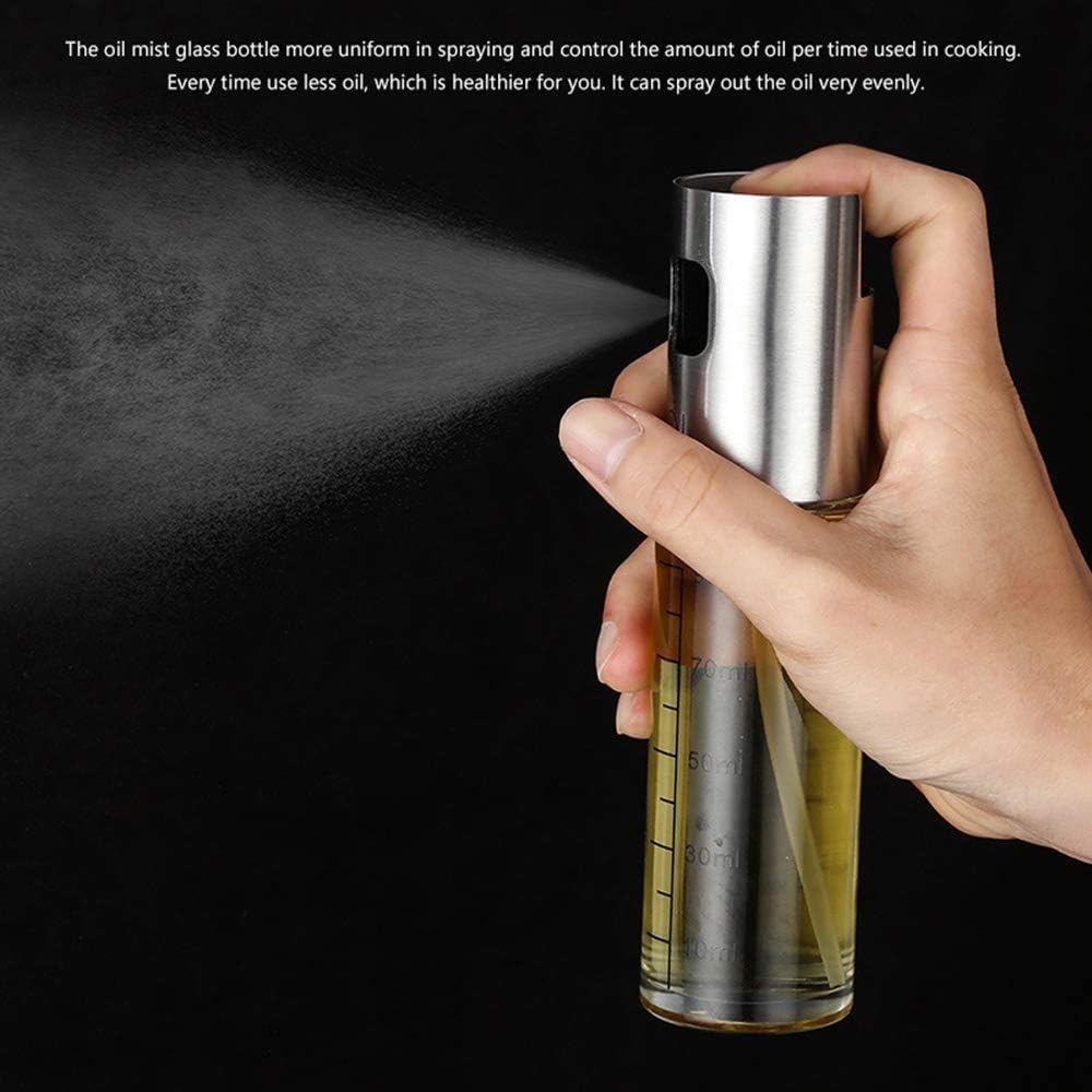 Olive Oil Sprayer Bottle – Refillable Glass Oil Mister for Air Fryer & Cooking – Even Oil Distribution for Healthy Meals – Versatile Vinegar & Cooking Spray Dispenser for Kitchen & Grilling - Image 4