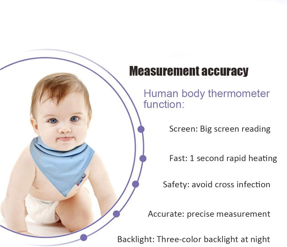 Non-Contact Infrared Thermometer – Touch-Free Digital Forehead Reader for Adults and Kids – Instant Accuracy – Battery Powered LCD Health Tool - Image 2