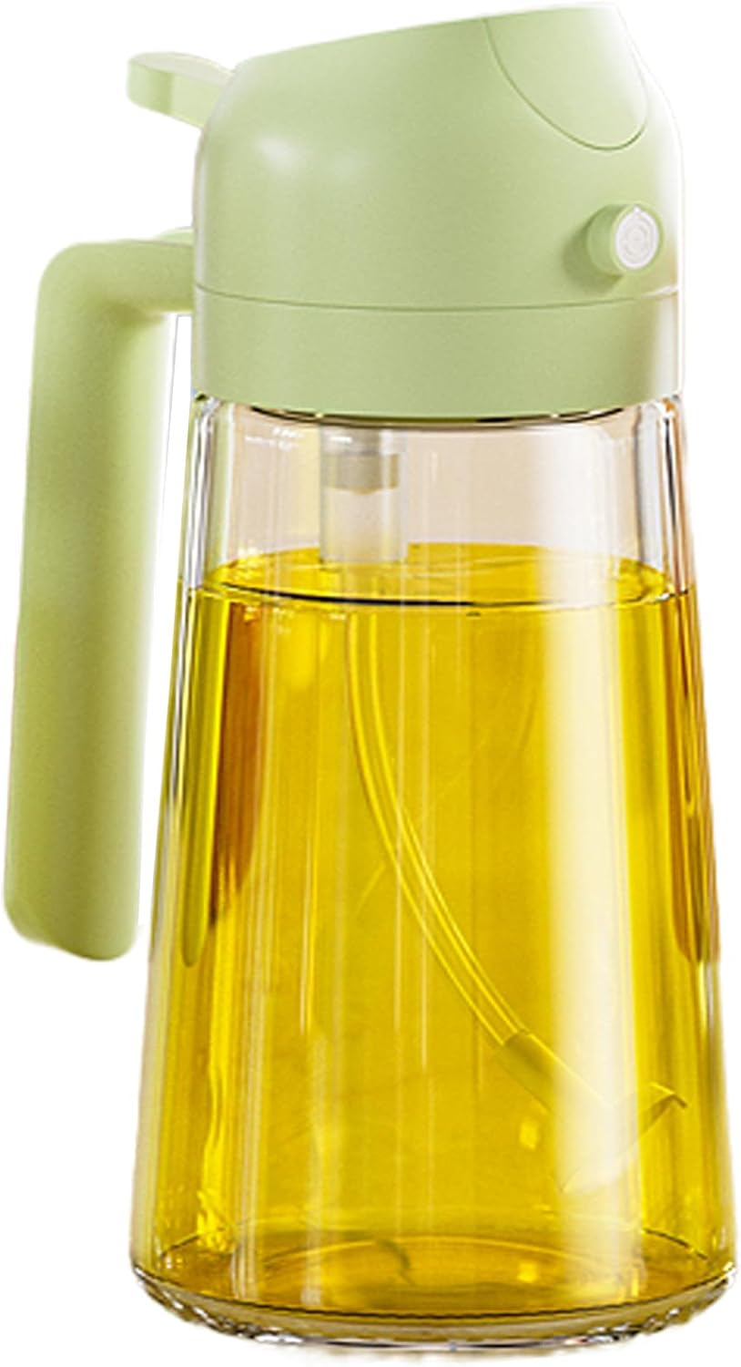 Olive Oil Sprayer – 600ML Oil Dispenser Bottle for Cooking, Leak-Proof Kitchen Oil Mister for BBQ, Baking, Salad & Grilling, Easy Refill Olive Oil Bottle for Air Fryer, Non-Drip Vinegar Spray - Image 3