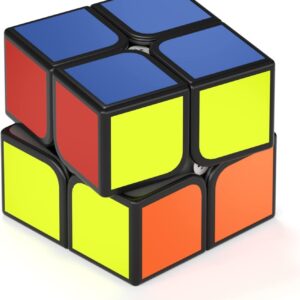 2x2 Speed Cube – Smooth Turning Puzzle for Beginners & Pros, Durable Stickered Cube with Vivid Colors, Anti-Pop Design for Speedcubing, Brain Teaser Toy for Kids & Adults