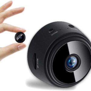 Mini Spy Camera WiFi Hidden Nanny Cam – 1080P HD Wireless Surveillance Camera with Night Vision, Motion Detection – Small Indoor Security Cam for Home, Office, Car Monitoring
