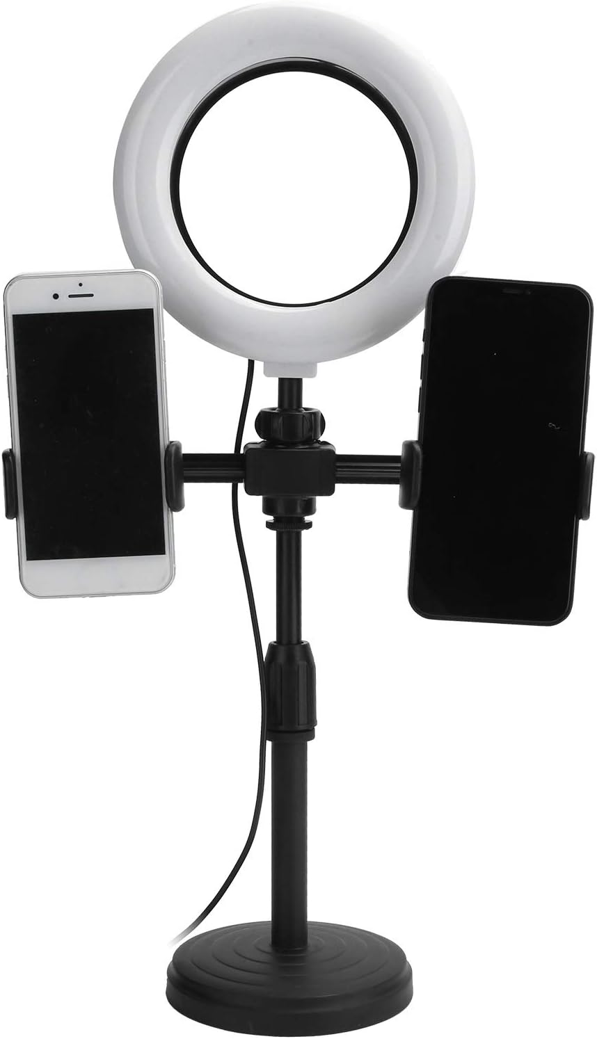 Ring Light – LED Zoom Light – 6in Dimmable Desk Ring Light, Adjustable Tripod Stand, USB Fill Light for Webcam, Phone Holder Included, Perfect for Makeup, Streaming, Video Calls - Image 3