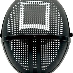 Oversized Square Plastic Face Mask – Hilarious Adult Costume Prop for TikTok Skits, Cosplay, Halloween & Comedy Events – Lightweight Prank Mask for Men & Women