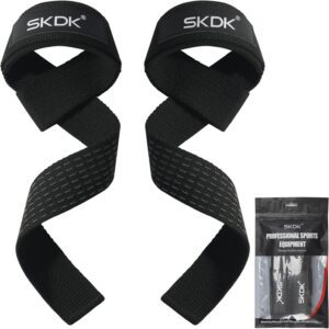 Lifting Straps for Deadlifts – Wrist Support for Gym – Non-Slip Silicone Grip, Heavy-Duty Lifting Aid, Wrist Protection for Weight Training, Strength Training for Men & Women
