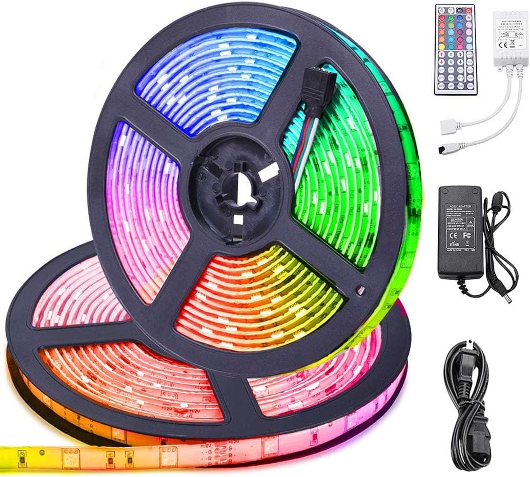 LED Strip Lights – RGB Color Changing Smart Lighting – Syncs with Music, Remote Controlled, Flexible 5m Tape Strip, DIY Ambience Creator, Ideal for Bedroom, Parties, Home Decor, Outdoor - Image 2