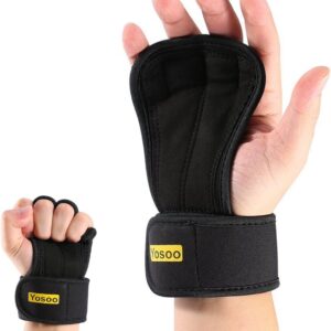 CrossFit Gym Gloves – Neoprene Workout Grips for WOD, Pull-Ups & Weightlifting – Callus Protection & Anti-Slip Grip – Breathable Hand Cover with Wrist Support for Strength Training