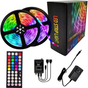 LED Strip Lights – RGB Color Changing Light Strip – Flexible Design, Remote & App Control, DIY Home Decor Lighting, Perfect for Bedroom, TV Backlight, Kitchen & Party Ambience