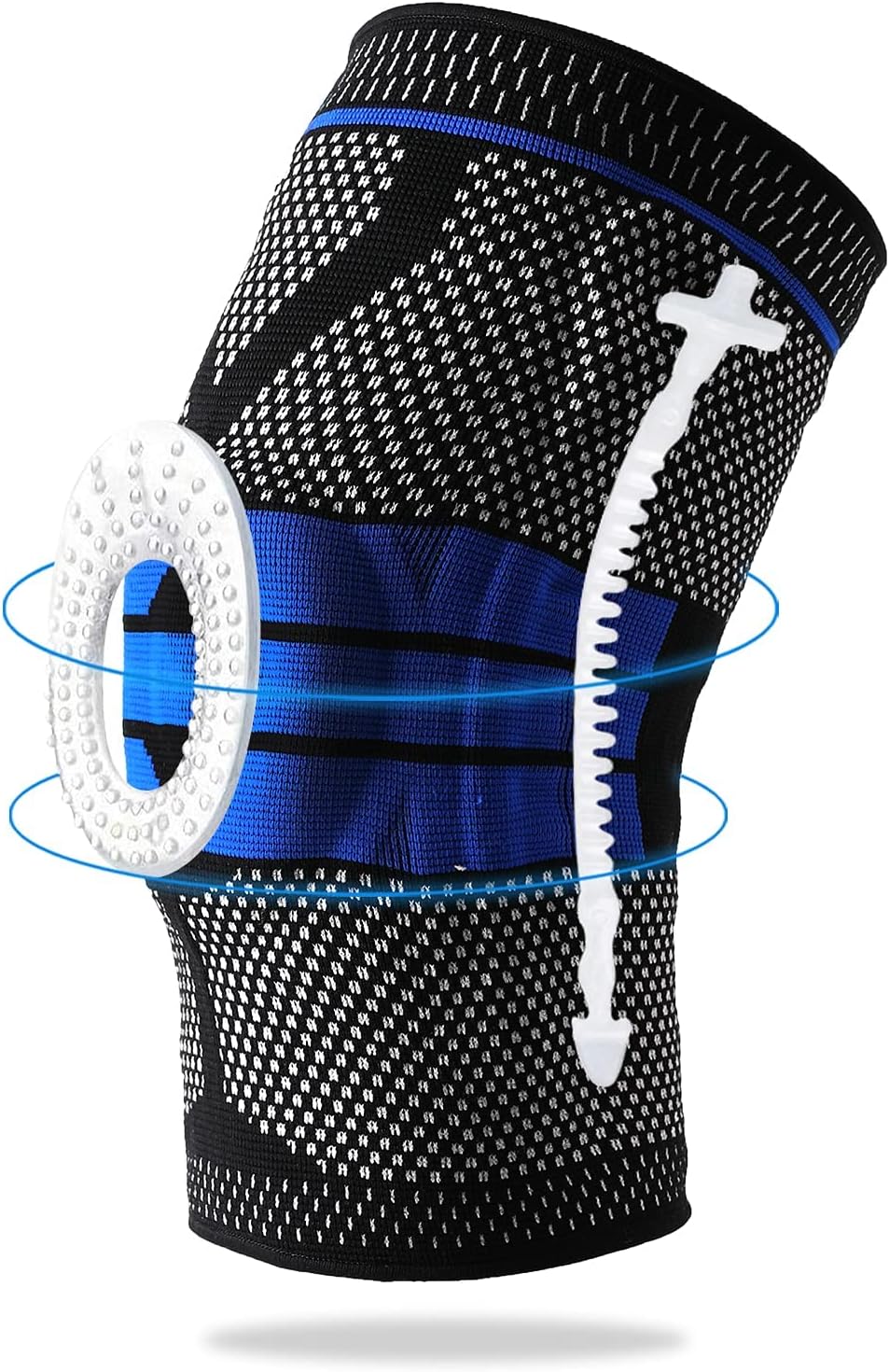 Knee Brace Compression Sleeve – Elastic Support for Joint Pain Relief – Anti-Slip Design, Breathable Fabric, - Image 2