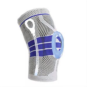 Knee Brace Compression Sleeve – Elastic Support for Joint Pain Relief – Anti-Slip Design, Breathable Fabric,