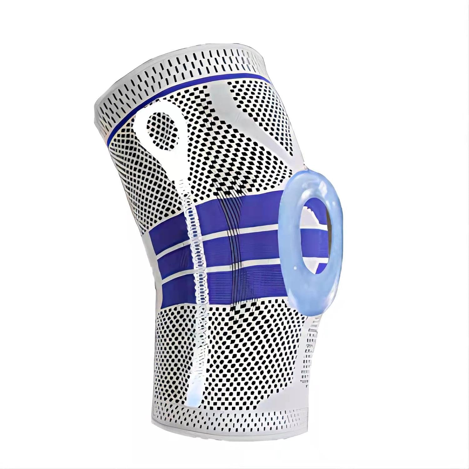 Knee Brace Compression Sleeve – Elastic Support for Joint Pain Relief – Anti-Slip Design, Breathable Fabric,