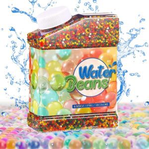 Water Beads – Biodegradable Vase Fillers – 50,000 PCS Gel Beads, Non-Toxic, Water-Absorbing for Plants, Colorful Decorative Balls, Ideal for Vases, Terrariums, and Floral Displays