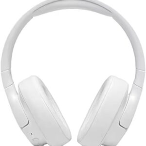 Wireless Bluetooth Headphones – Lightweight Foldable Over-Ear Headset with Active Noise Cancellation, Long Battery Life, Built-In Mic – Travel, Work & Entertainment (Blue/White Options)