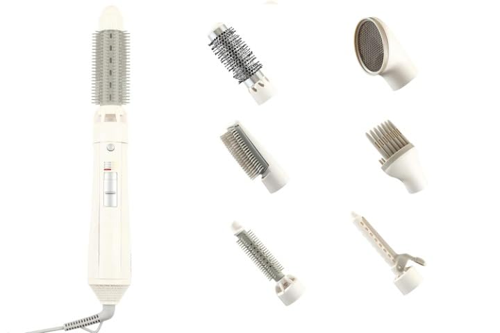 Professional 7-Function Rotating Hair Dryer – Hot & Cool Air with Auto-Rotate Brush, Lightweight Salon-Grade Styling - Image 3