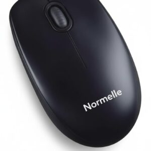 Wired USB Mouse for PC, Mac, Laptop – 3 Buttons, 1000 DPI Optical Tracking, Ergonomic Ambidextrous Design, Plug-and-Play with USB Cable – Smooth Scrolling Computer Mouse