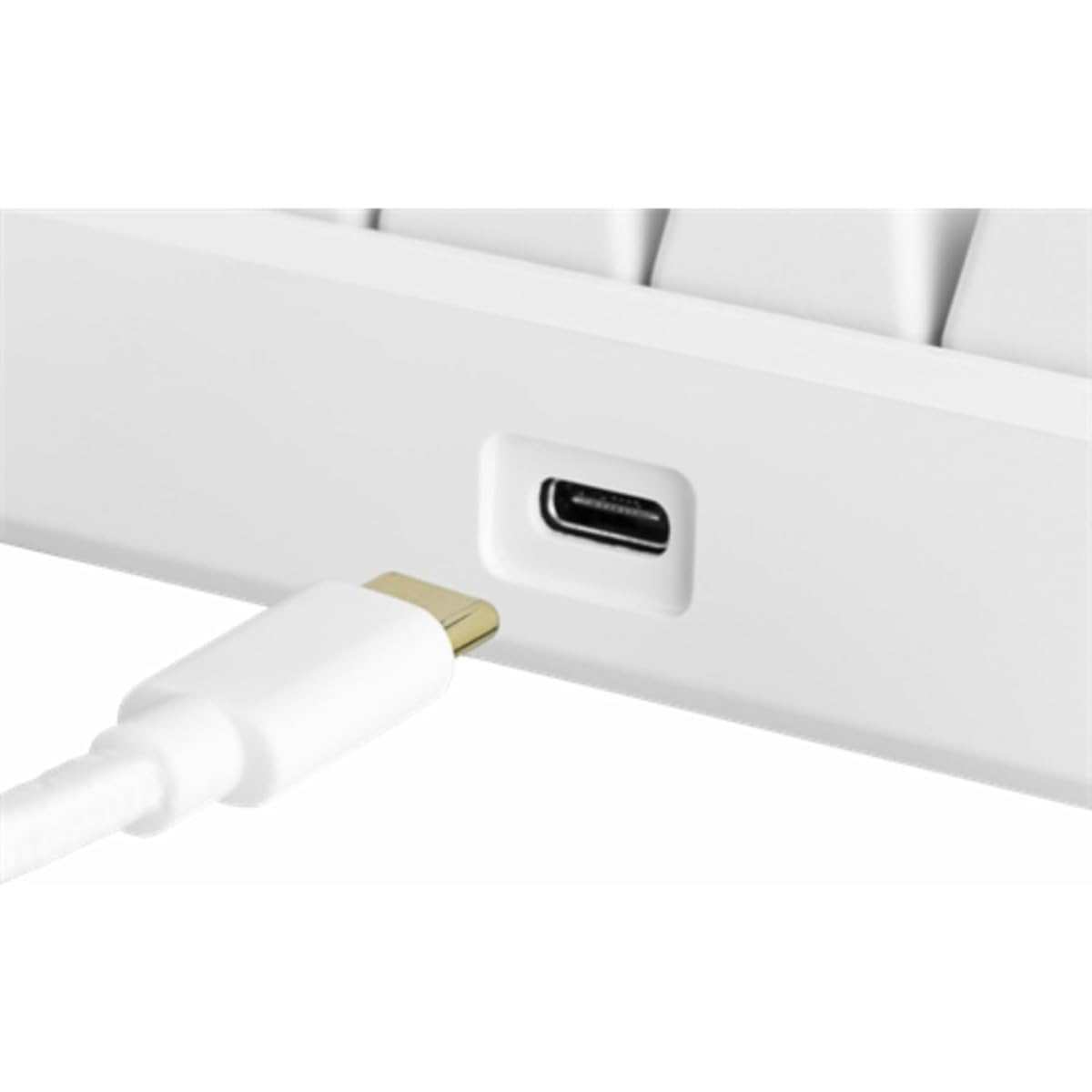 Mini Mechanical Gaming Keyboard – 60% Wired RGB Backlit Keyboard with 61 Keys – Waterproof & Space-Saving Design – White Color – Ideal for PC Gamers, Streamers, and Competitive eSports - Image 3