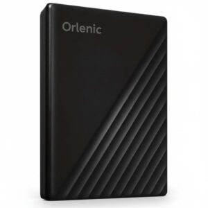 2TB Portable External Hard Drive USB 3.2 Gen 1 2.5 Inch Mechanical HDD with Password Protection and 256-bit AES Hardware Encryption Compatible with PC - Black