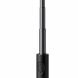 Selfie Stick Tripod with Wireless Remote Shutter & Fill Light, Extendable Bluetooth Phone Stand with Rotating Mount, Compact Travel Video Tripod for iPhone Android Smartphones - Dark Black