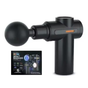 Mini Deep Tissue Massage Gun with Heat & Cold Therapy – Handheld Muscle Massager for Athletes, Compact Cordless Percussion Gun for Body, Neck, Back, Legs, Soreness & Post-Workout Recovery