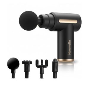 Portable Mini Massage Gun for Neck and Muscle Relaxation – Electric Deep Tissue Massager with Adjustable Speed, Lightweight Cordless Design, Rechargeable Battery, Ergonomic Grip