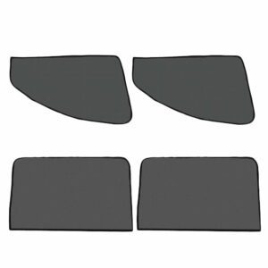 4-Piece Magnetic Car Side Window Sun Shade Set – UV Protection Mesh Covers for Front & Rear Windows, Easy Install, Foldable & Reusable