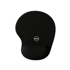 Ergonomic Gel Mouse Pad with Wrist Rest Support, Lycra Surface Non-Slip Base, Gaming Mouse Pad for Laptop Computer Office Home Use, Red Gel Mousepad Wrist Cushion for Long Hours