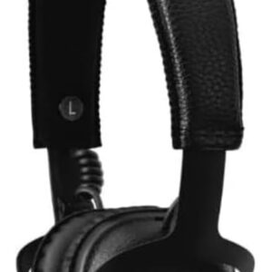 Wireless On-Ear Noise Cancelling Bluetooth Headphones with 30+ Hour Battery, aptX Audio, Built-in Mic, Foldable Design, Premium Sound and Comfort, 40mm Drivers, USB Charging, Black