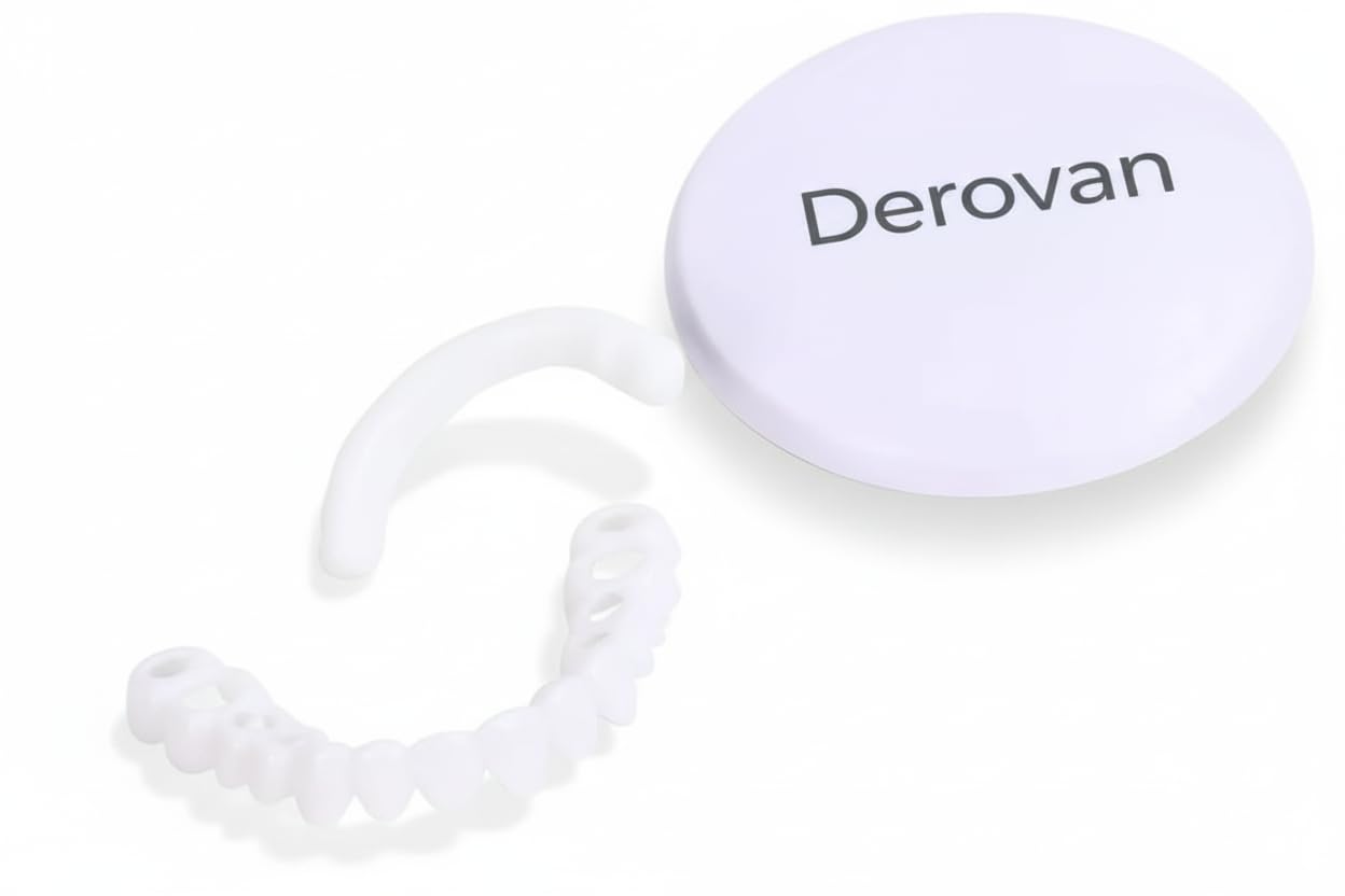 Snap-On Veneers – Reusable Fake Teeth Veneers, Nature-Like Comfort & Fit, Easy Hot-Water Molding, Instant Cover for Imperfect Smile – Regain Confidence