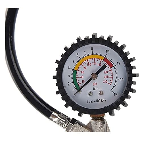 Heavy-Duty Tire Pressure Gauge Gun – High-Precision Dial & Metal Construction with Bleed-to-Zero Valve, Rugged Cover for Accurate Auto Tire Monitoring - Image 7