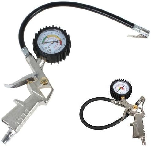 Heavy-Duty Tire Pressure Gauge Gun – High-Precision Dial & Metal Construction with Bleed-to-Zero Valve, Rugged Cover for Accurate Auto Tire Monitoring - Image 3