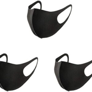 Unisex Face Covering – Fashion Solid Color Cloth Mask – Washable Reusable Face Shield for Adults – Lightweight Cotton Mask for Daily Use – Comfortable Non-Medical Protective Facewear