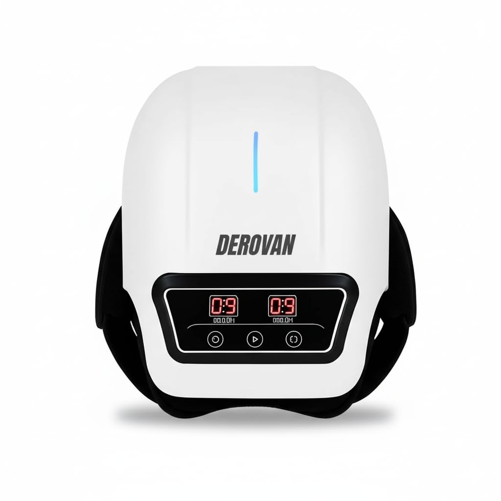 Smart Knee Massager – Triple Therapy: Heat (40–45 °C), 3 Vibration Levels & Hand-Mimic Massage | USB Rechargeable, LED Touch Control, Portable Relief