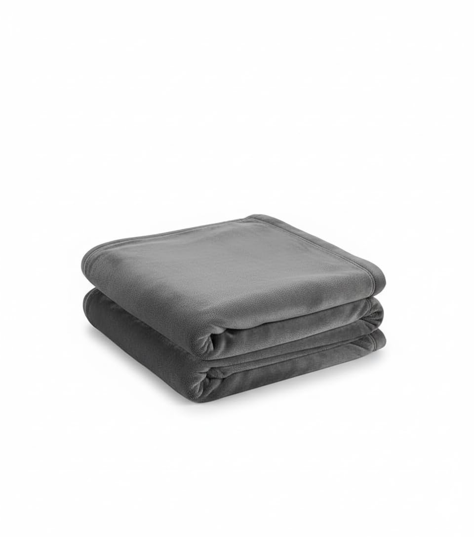 Heated Wearable Blanket Robe with USB Power – 3 Heating Levels, Machine Washable, Portable Heated Hoodie Throw for Indoors Outdoors Office Travel – Soft Coral Fleece Blanket