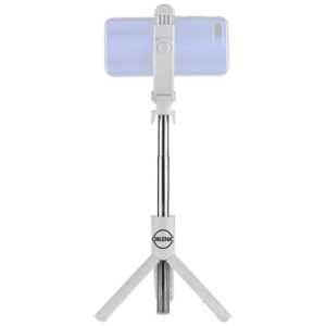 5-Section Extendable Selfie Stick with Tripod & Bluetooth Remote – Universal Phone Holder, 360° Rotation, Foldable Tabletop Stand for iPhone, Samsung, Android, Live Streaming & Vlogging