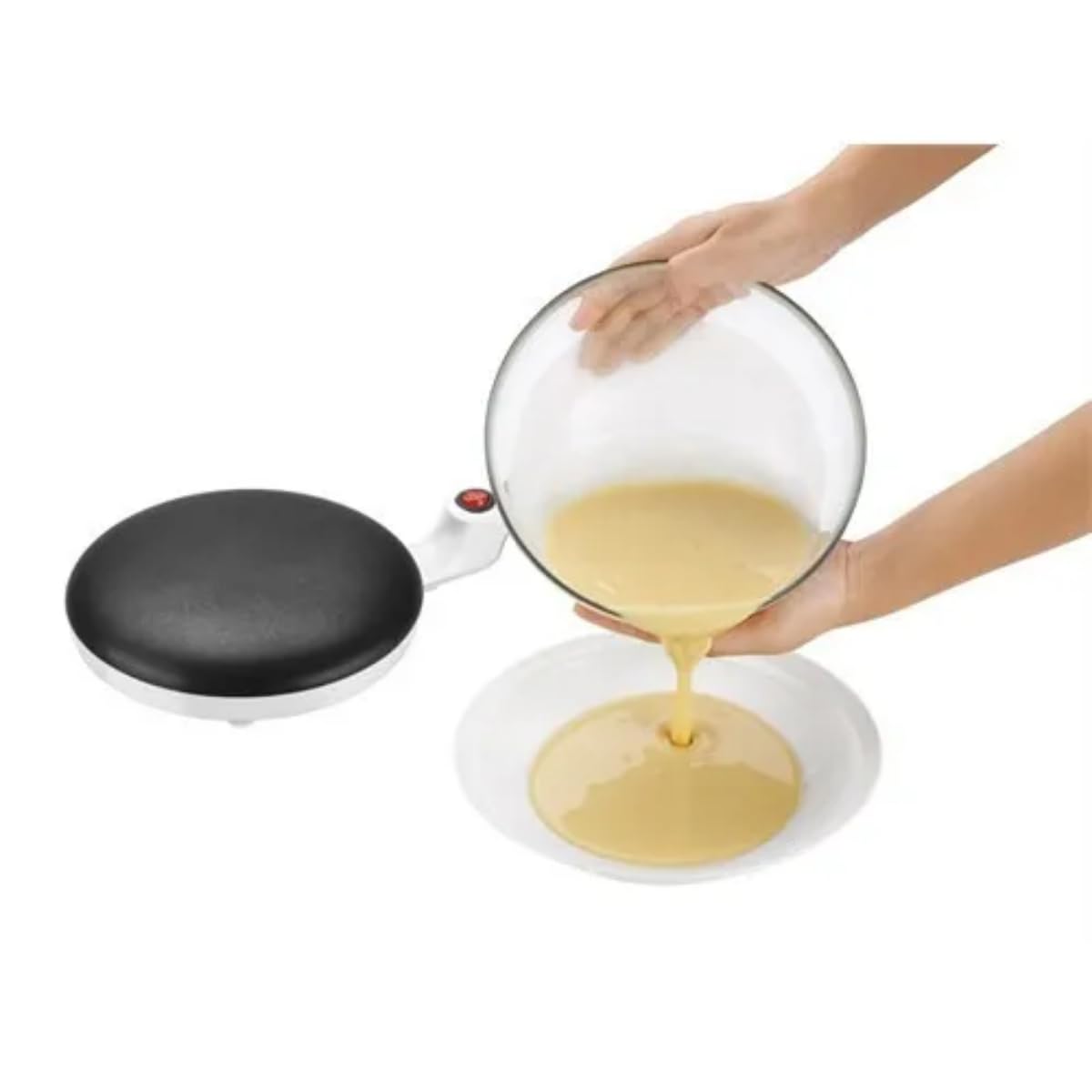 Crepe Maker/Automatic Thermostat,pancake maker,Coated Crepe Maker, Multi Pupose Electic Crepe Maker,Power With One Button Operation, - Image 4
