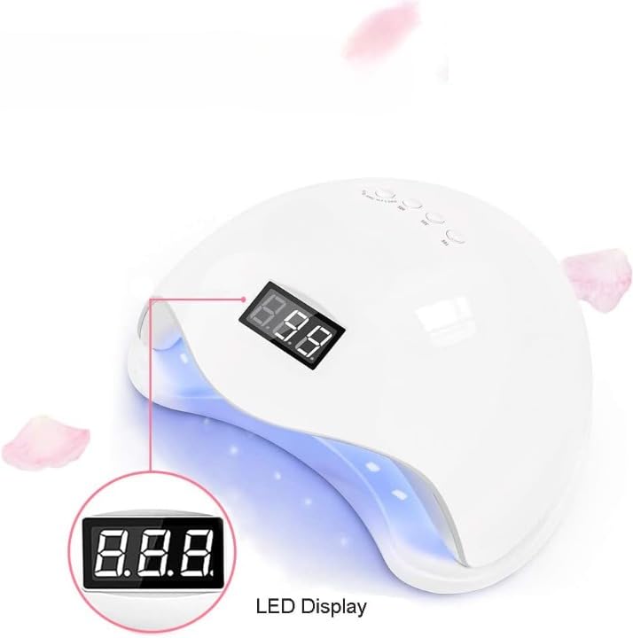 48W UV LED Nail Lamp – Fast Gel Polish & Resin Curing, Smart Auto Sensor & 4 Timer Settings – Professional Dryer for Hands & Feet - Image 3