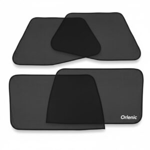 Magnetic Car Window Sun Shade 4 Pack Mesh Shield for Front and Rear Side Windows UV Protection Privacy Cover Fits Cars SUVs Minivans Trucks Vans