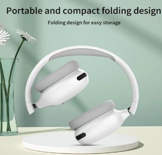 Wireless Bluetooth Over-Ear Headphones with Memory Card Slot – Foldable Stereo Music Headset, Built-in Mic, Up to 6 Hours Playtime, Lightweight & Portable - Image 4