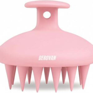 Silicone Scalp Massager Shampoo Brush – Ergonomic Palm Grip, Soft Bristles for Deep Cleansing & Relaxing Scalp Massage