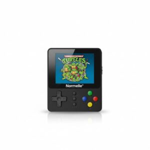 Retro Handheld Game Console with 500 Classic Built-in Games, 3.0 Inch Screen Portable Mini Game Player, Rechargeable 1020mAh Battery, TV Connection Support with Two Player Mode, Black